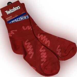 Red Hershey's Twizzler Kids  Socks
